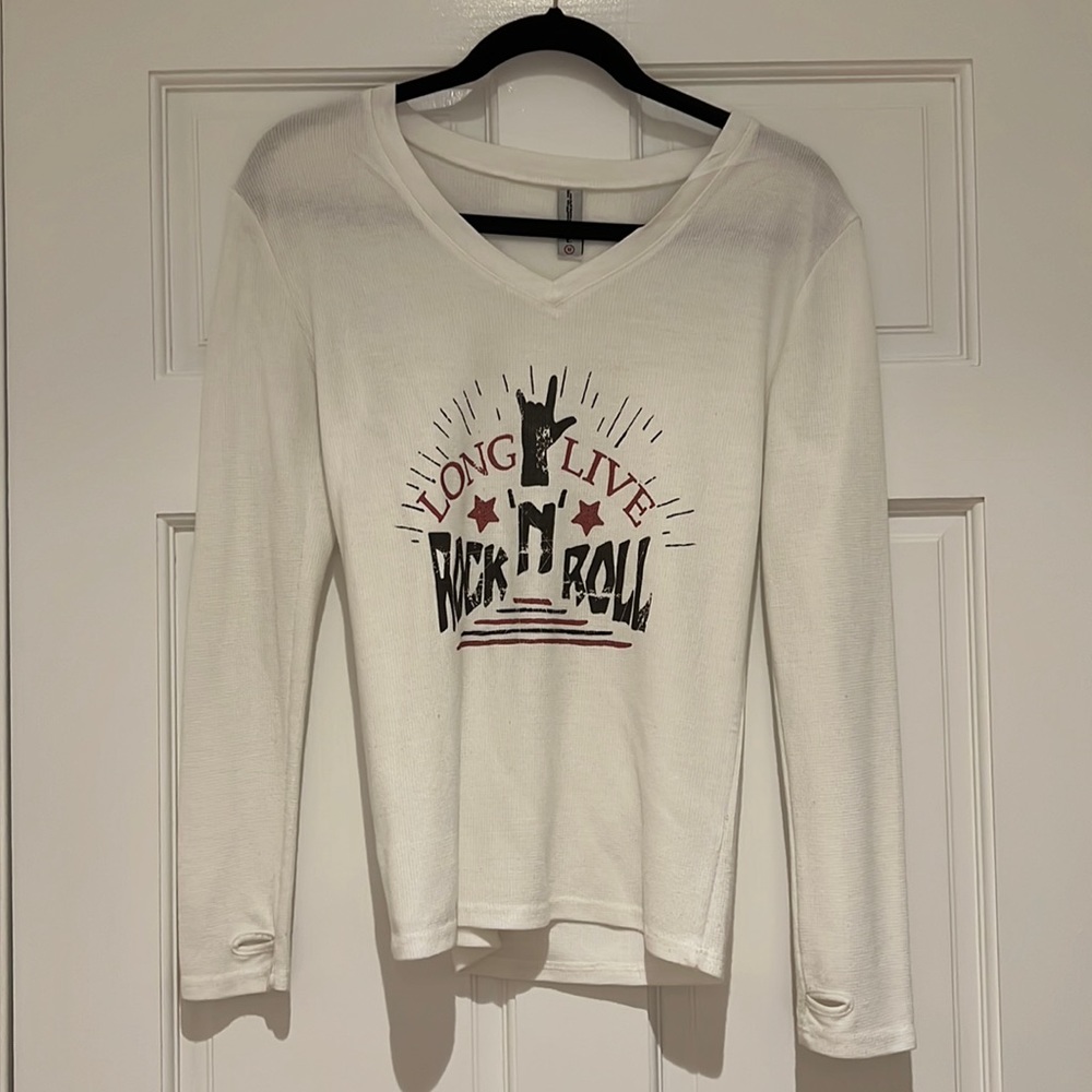 Rock and Roll waffle shirt